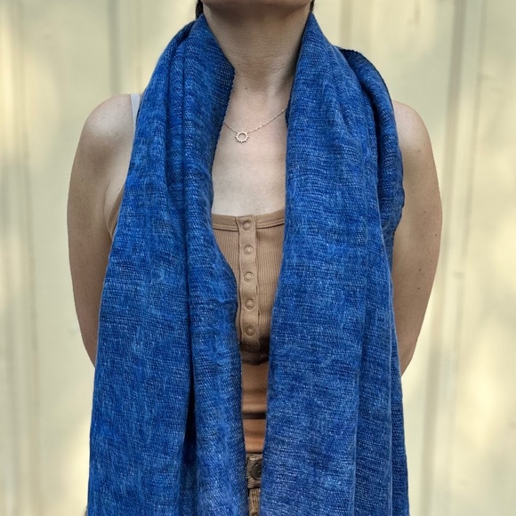 Himalayan yak wool shawl/wrap/scarf/blanket handmade in Nepal. Warm Soft… - Picture 3 of 6